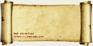 Janko Kulaš vizit kartica